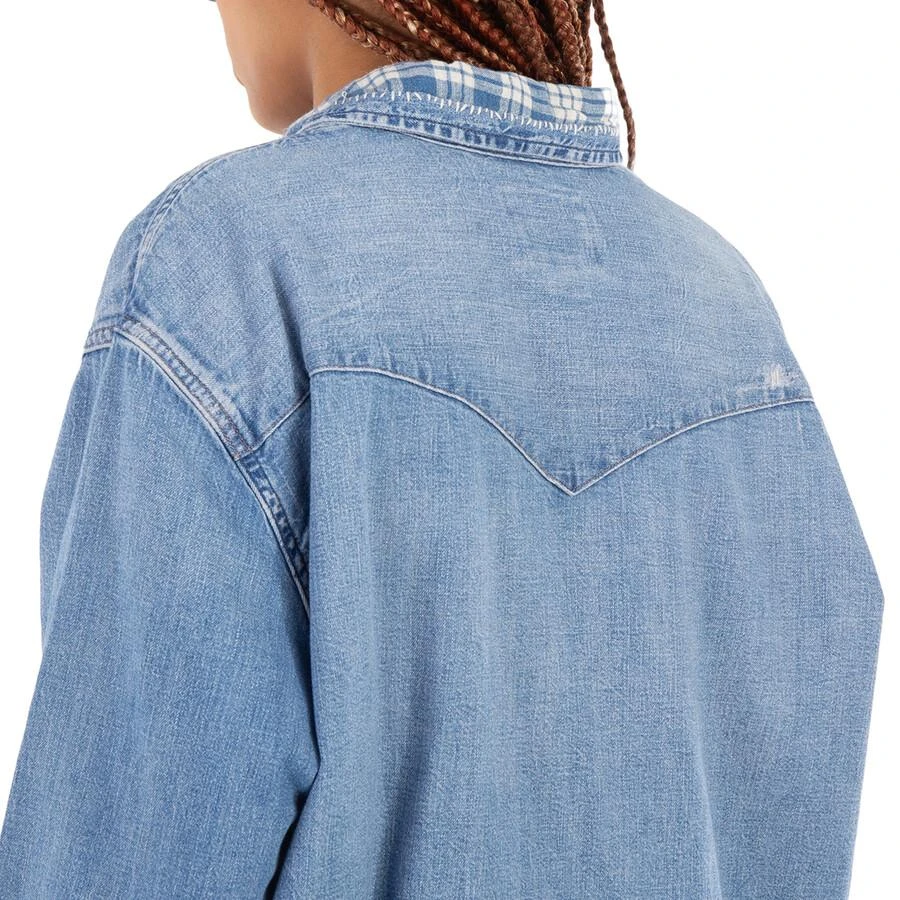Ralph Lauren Classic Collar Long Sleeve Denim Shirt 2