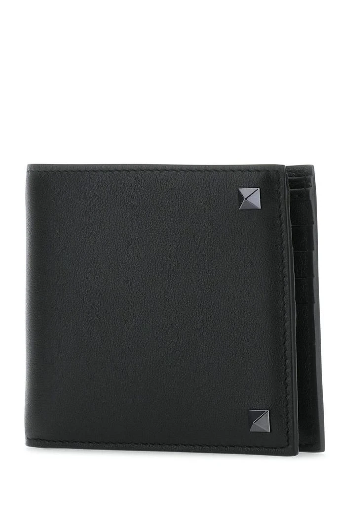 Valentino Garavani Black leather Rockstud wallet 1