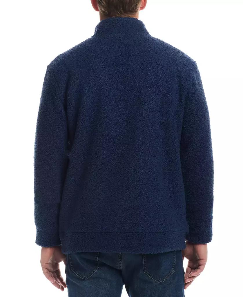 Weatherproof Vintage Men's Teddy Quarter Zip Long Sleeve Sweater