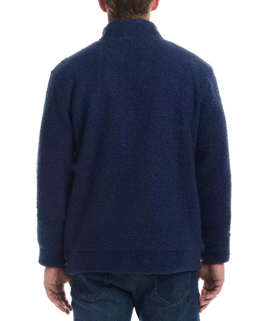 Weatherproof Vintage Men's Teddy Quarter Zip Long Sleeve Sweater 2