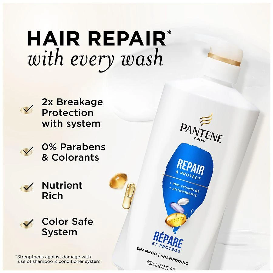 Pantene Repair & Protect 2x Breakage Protection Shampoo No Scent 2