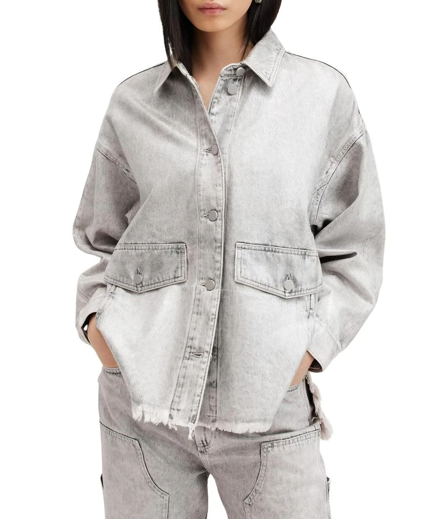 ALL SAINTS Hettie Denim Shacket 1