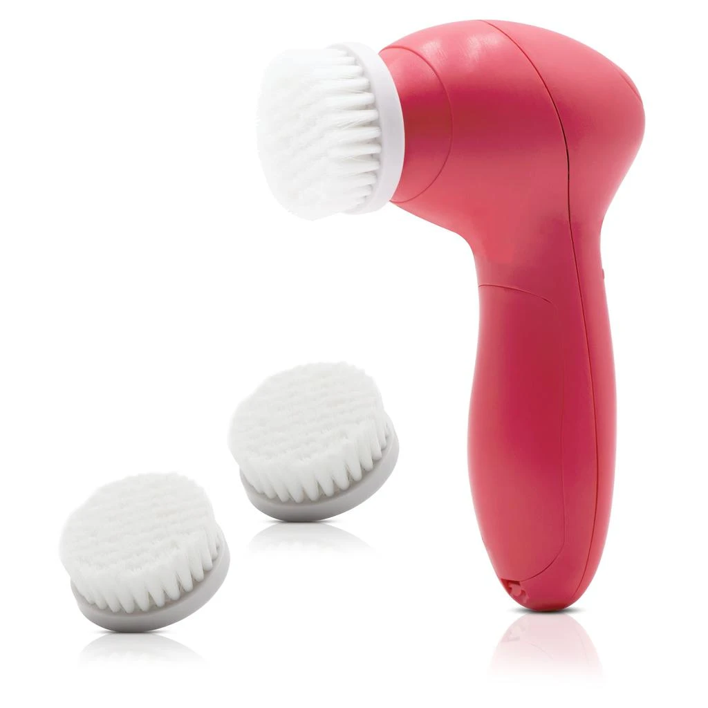 VYSN CleansePro Battery Operarted Power Face Brush with 2 Replacement Brush Heads 1