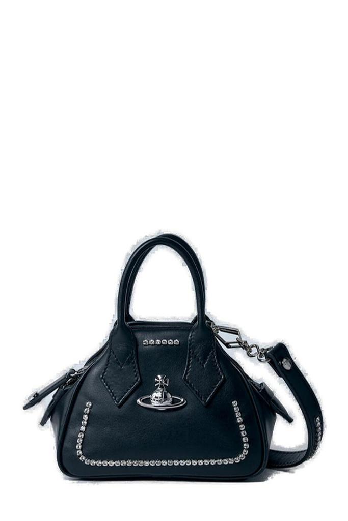 ★Vivienne Westwood★ Bell Heart Frame Tote Bag Black 4B0100 Belle Heart Frame Handbag in Black Vivienne Westwood
