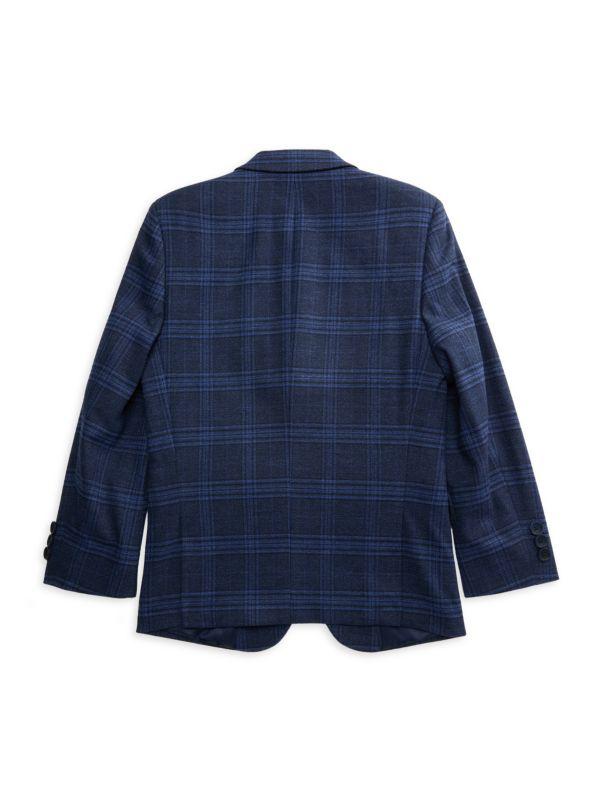 Tallia Boy's Plaid Blazer