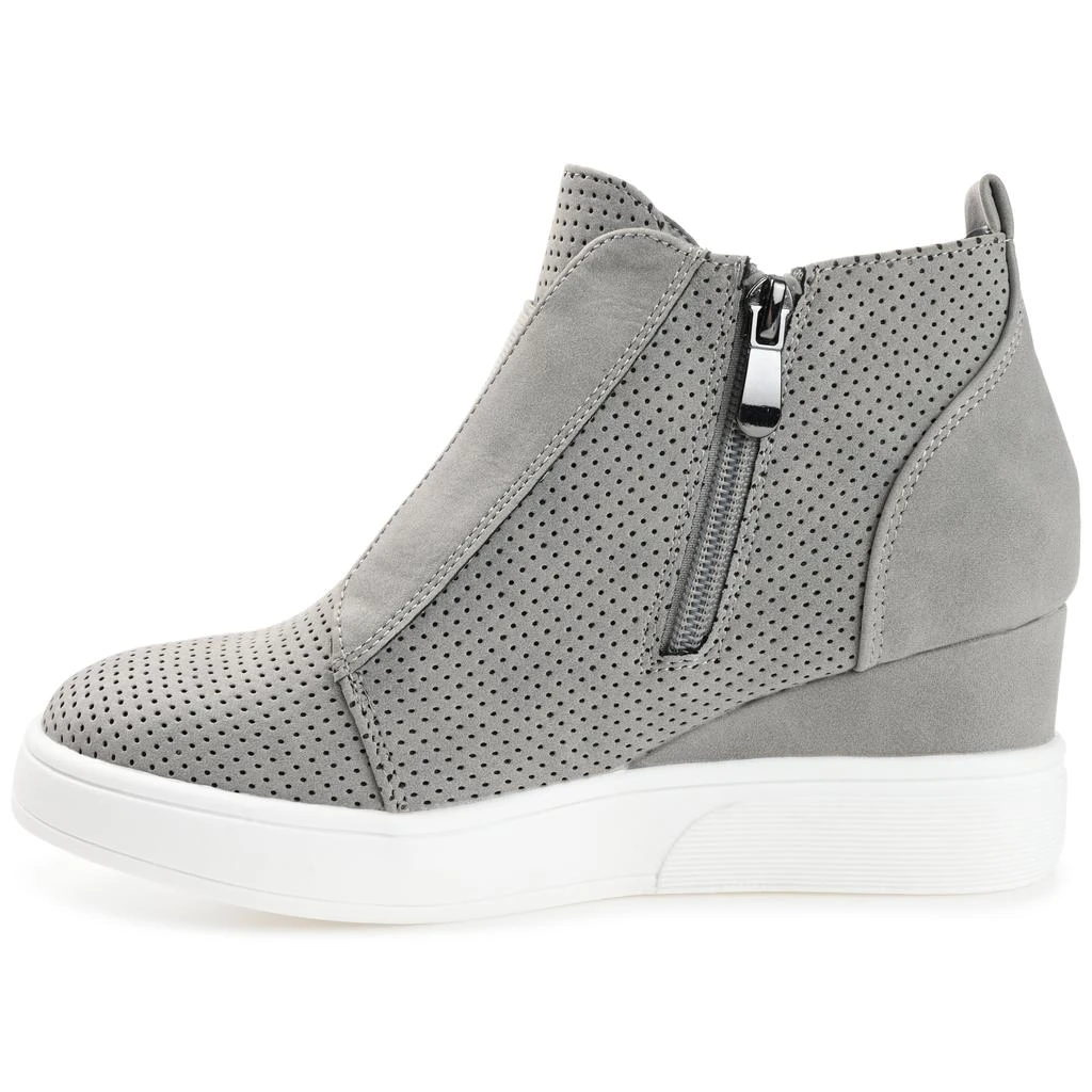 Journee Collection Collection Women's Wide Width Clara Sneaker Wedge 2