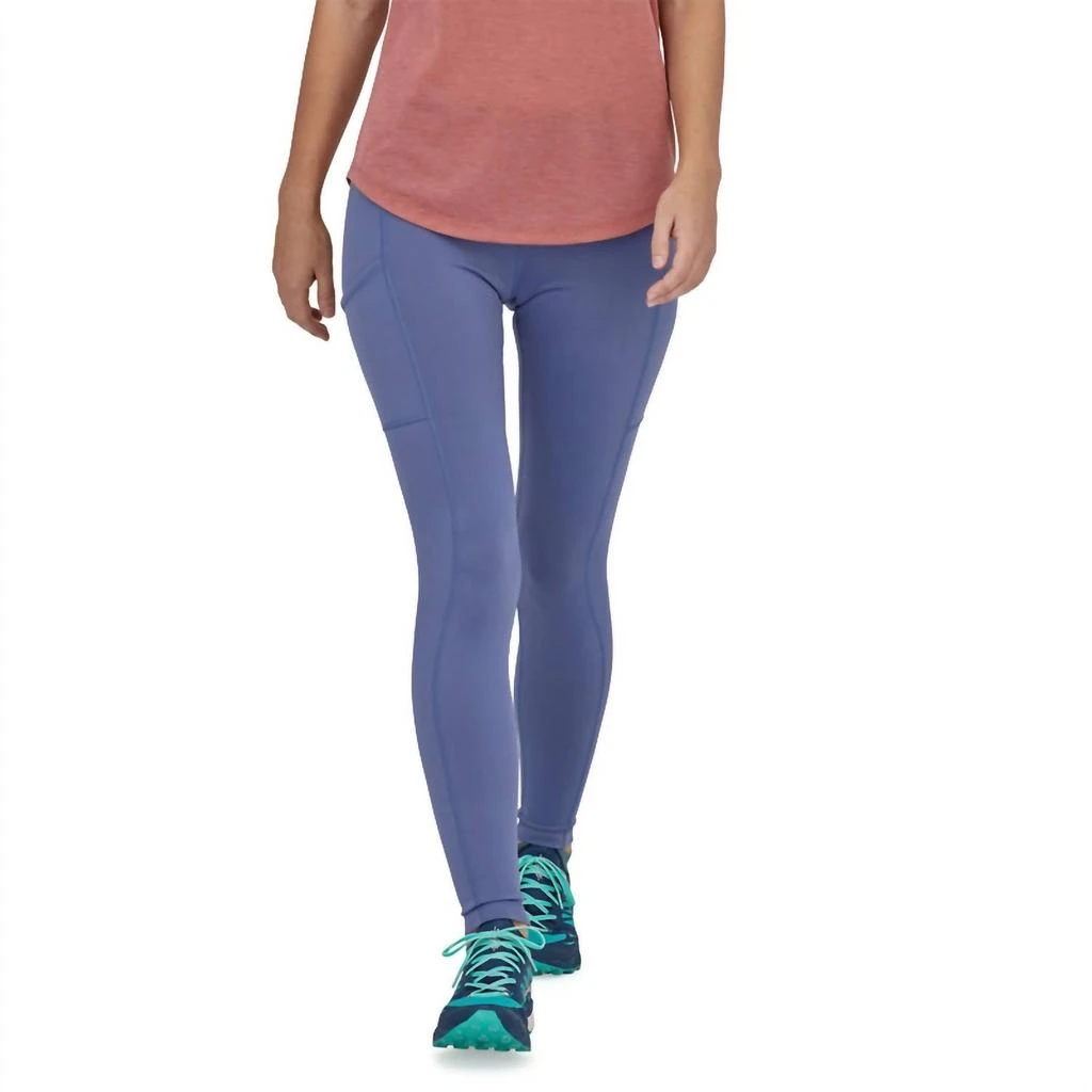 Patagonia Women's Pack Out Tights Leggings In Current Blue 1