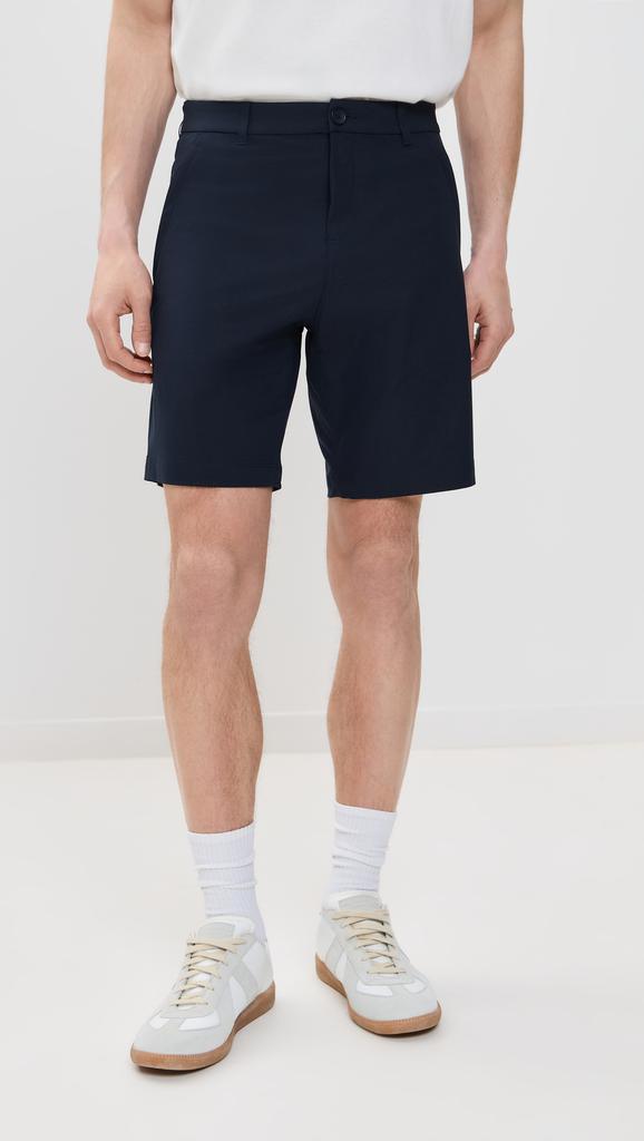 REIGNING CHAMP Stretch Warp Knit Coach's Standard Shorts 9.5"