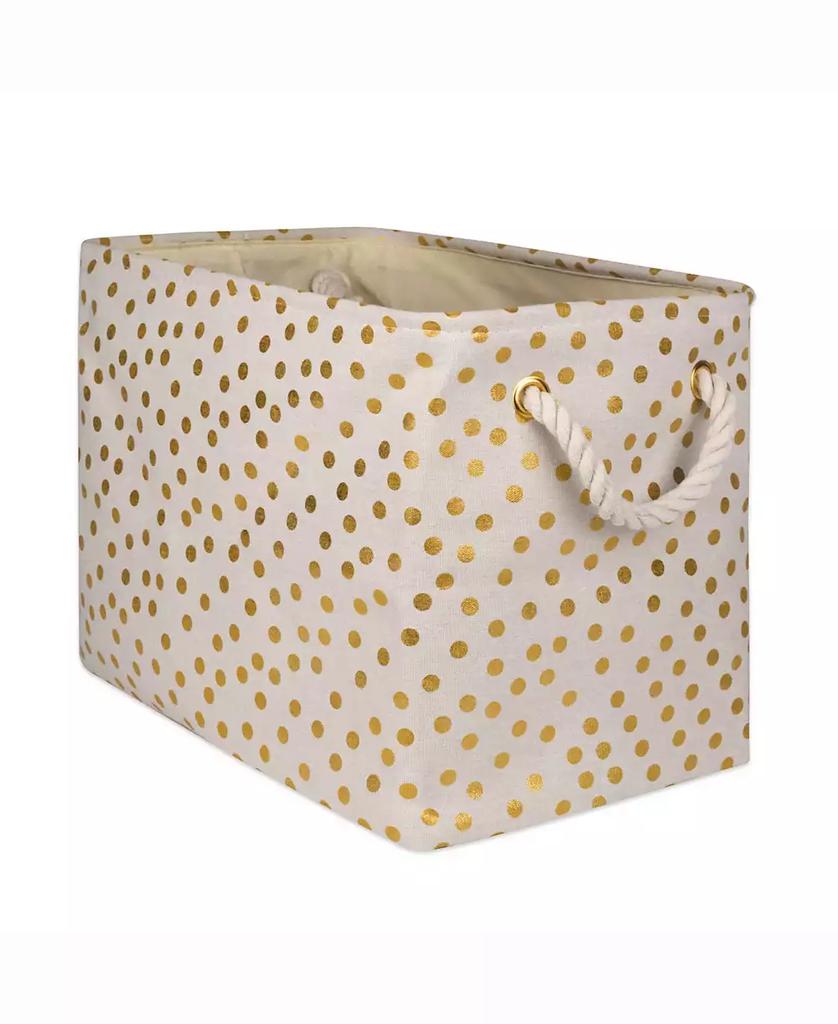Design Imports Storage Bin Dots, Rectangle