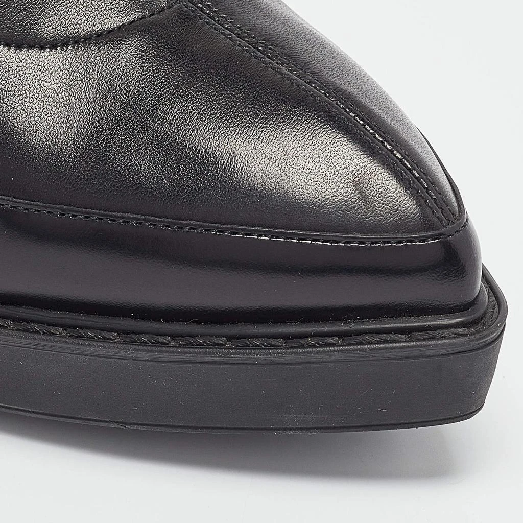 Gucci Gucci Black Leather Wimbledon Platform Ankle Boots Size 38.5 7