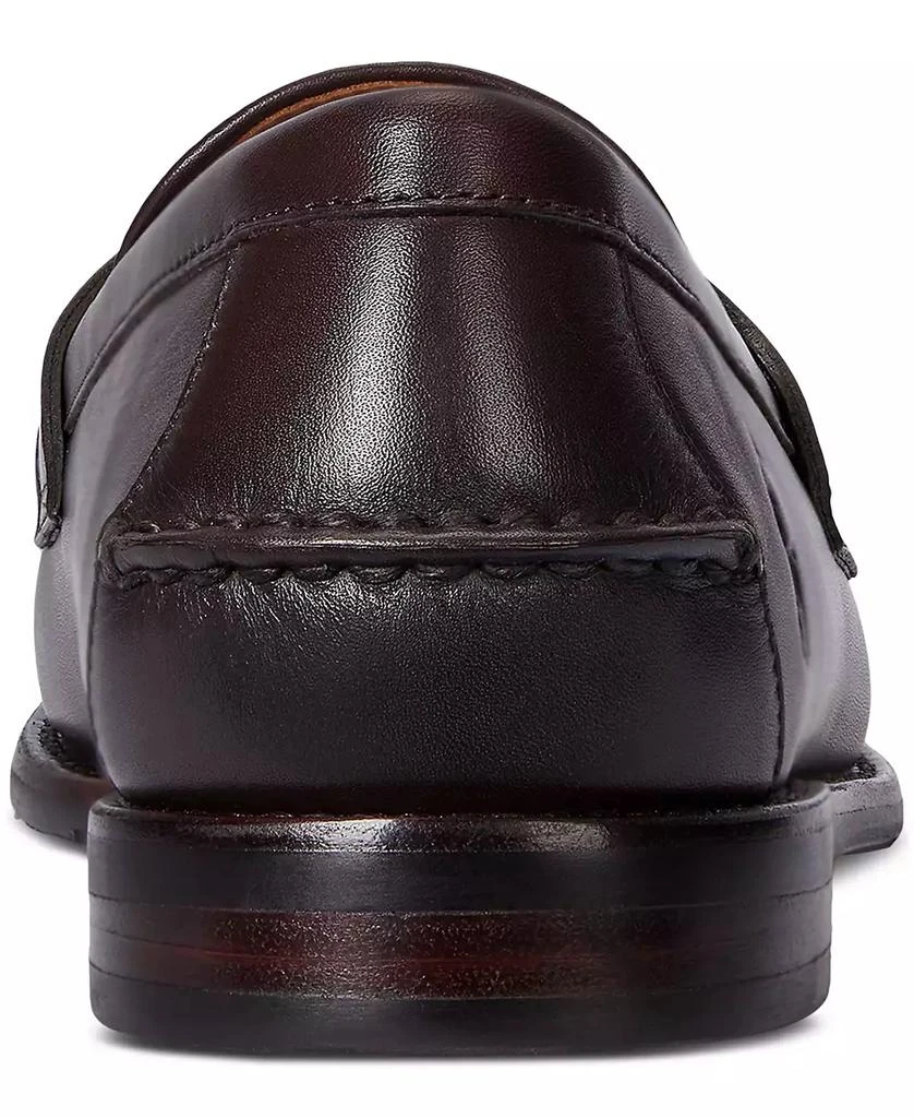 Ralph Lauren Men's Alston Leather & Plaid Wool Penny Loafers 2