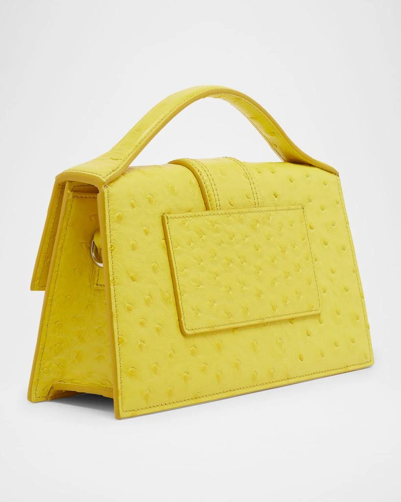 Jacquemus Le Grand Bambino Ostrich-Embossed Crossbody Bag 3