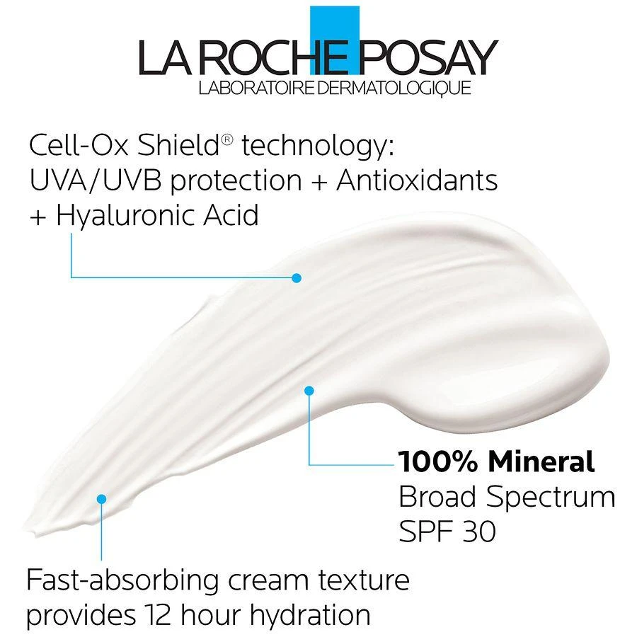 La Roche-Posay Mineral Sunscreen Moisturizer SPF 30 + Hyaluronic Acid 4