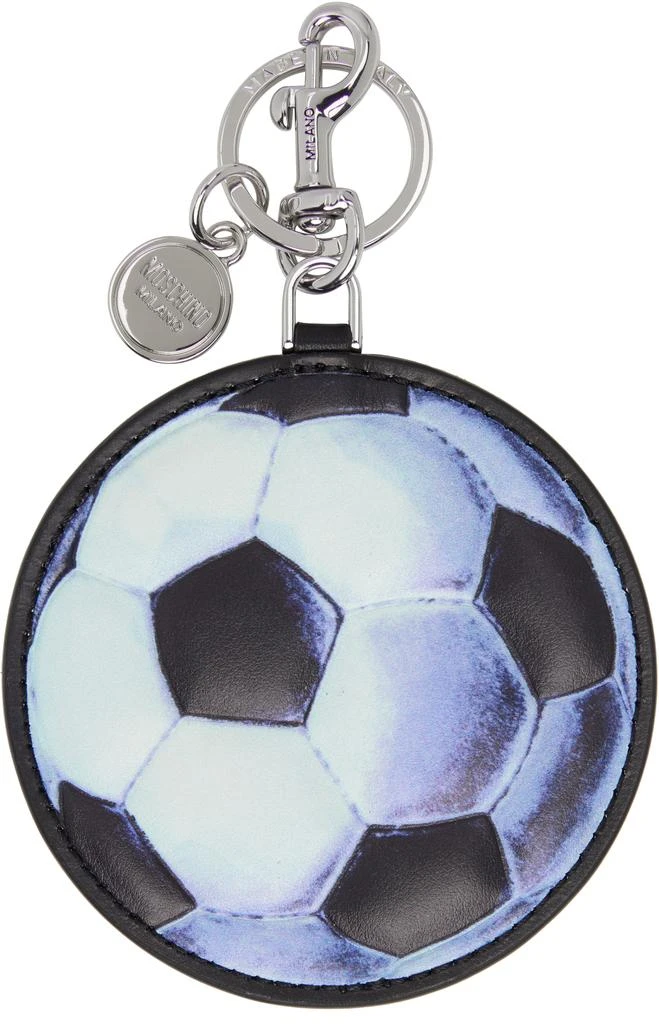 Moschino Black Sintetica Pallone Keychain