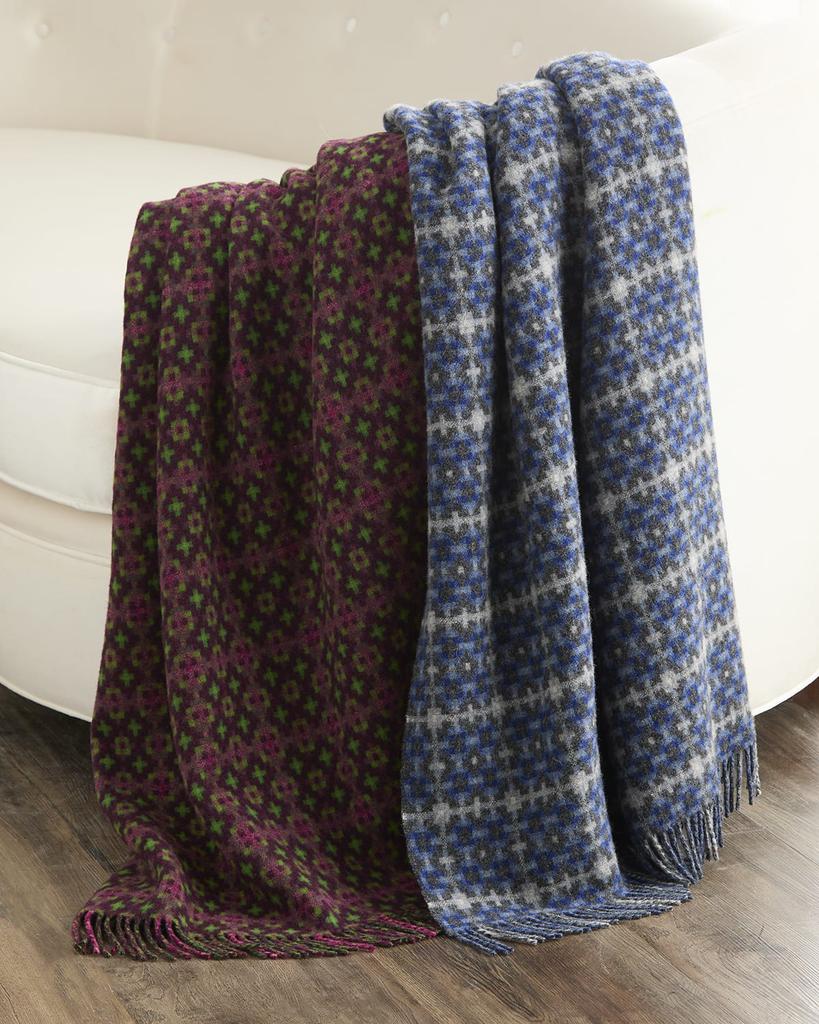Designers Guild Pembroke Merino Wool Throw, 51" x 73"