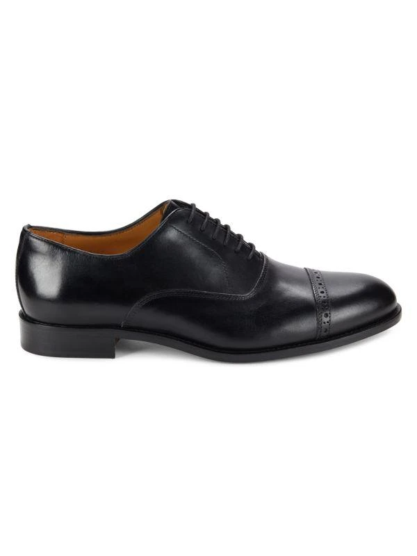 Saks Fifth Avenue Leather Oxford Shoes 1