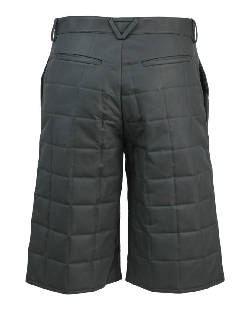 Bottega Veneta Leather Quilted Puffer Shorts