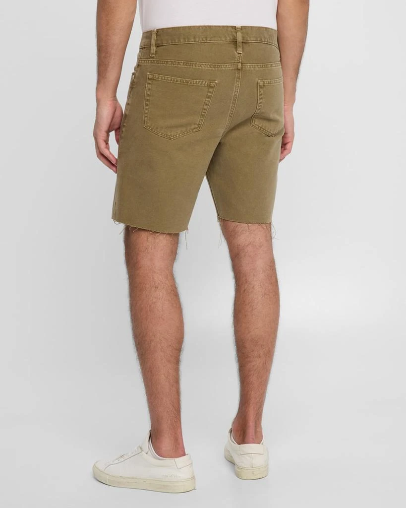 FRAME Men's Relaxed Raw Hem Shorts 3