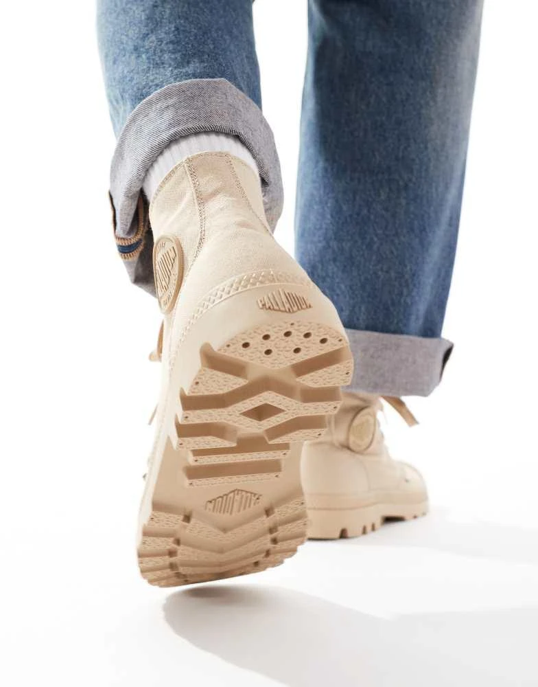 Palladium Palladium mono chrome boots in sand 3