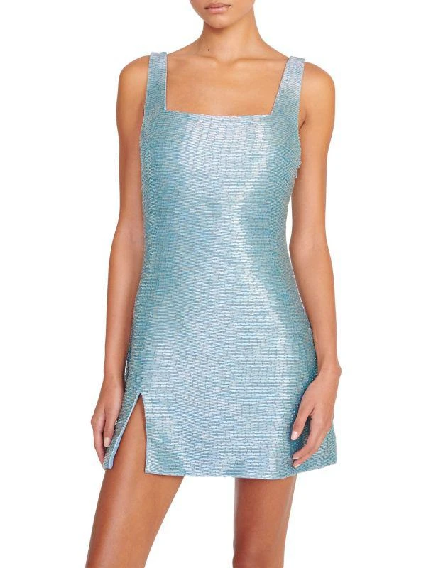 Staud Le Sable Beaded Minidress 1