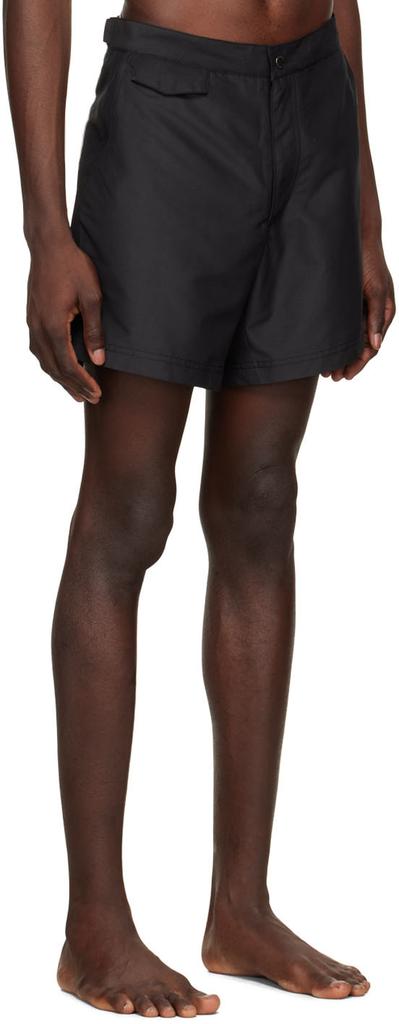Sunspel Black Recycled Polyester Swim Shorts