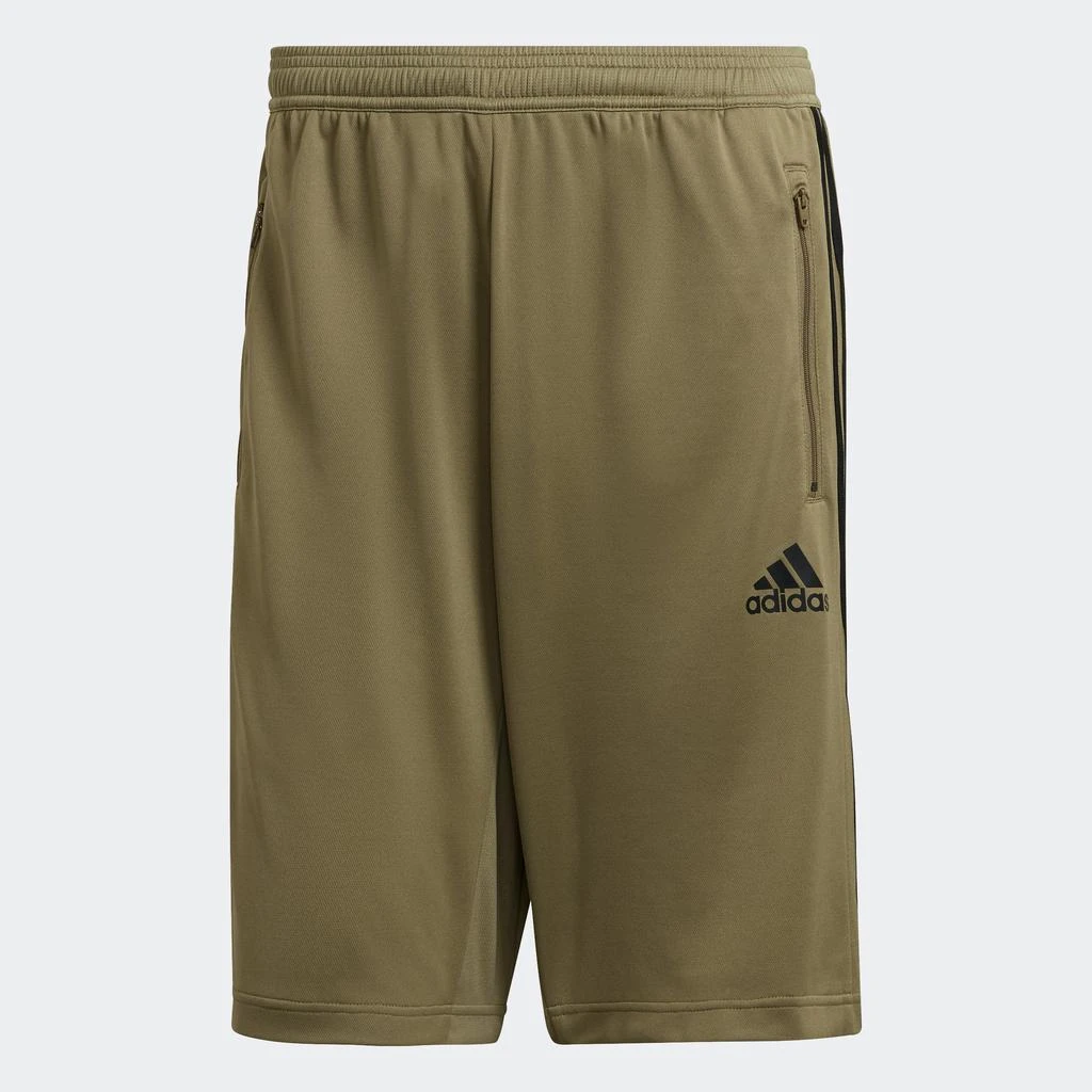 Adidas Men's   Designed 2 Move 3-Stripes Primeblue Shorts 7