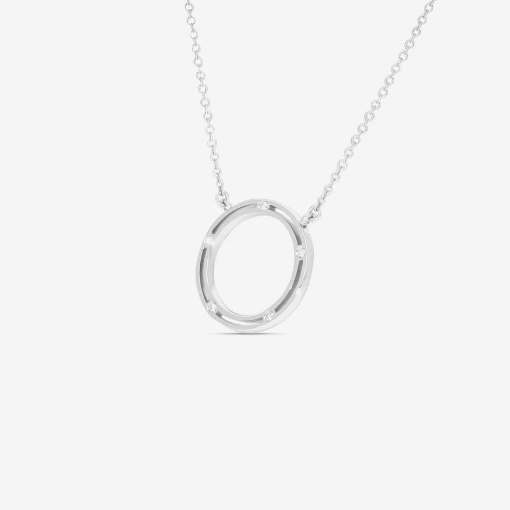 Damiani Damiani 18K Whıte Gold Diamond Rope Necklace 20087273-copy 2