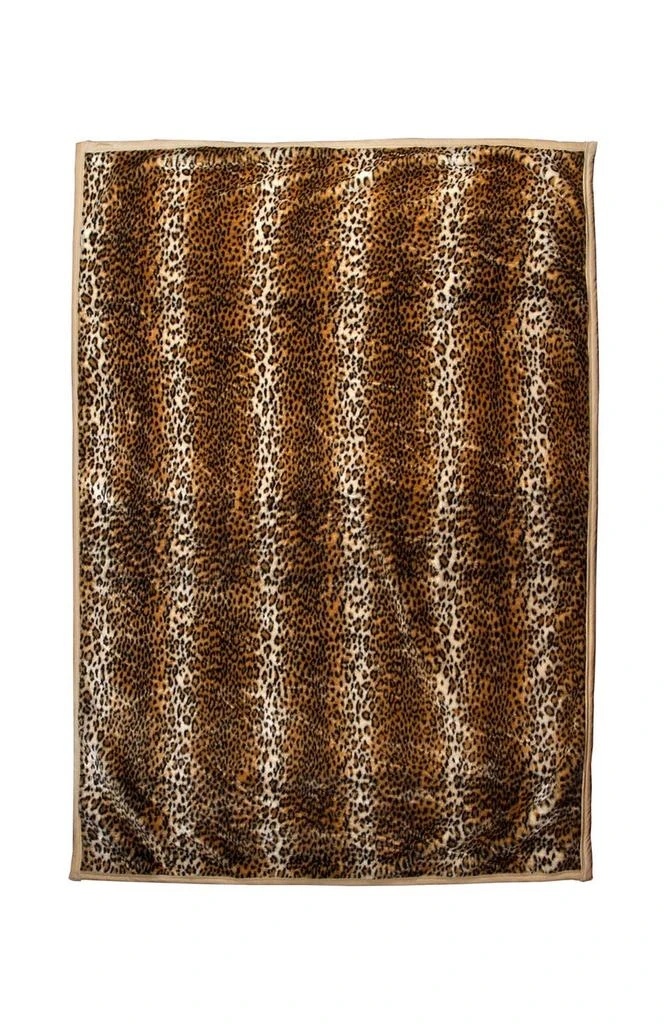 LUXE Faux Fur Throw - Leopard 1
