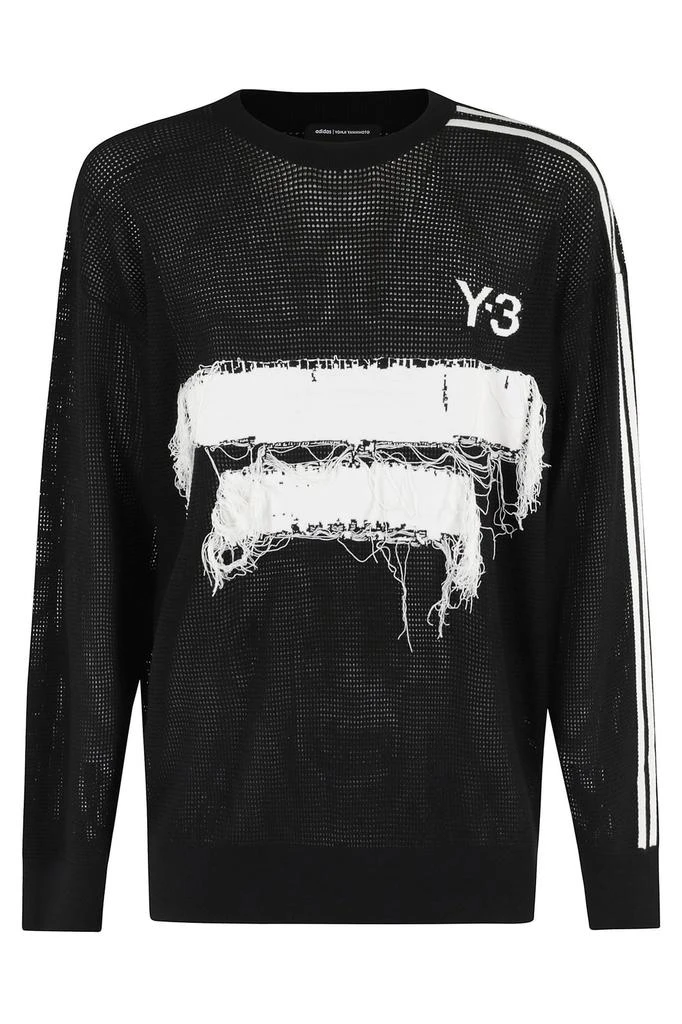 Y-3 Y-3 Graphic Knit Crewneck Jumper 1