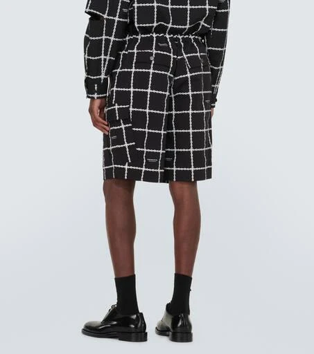UNDERCOVER Printed technical shorts 4