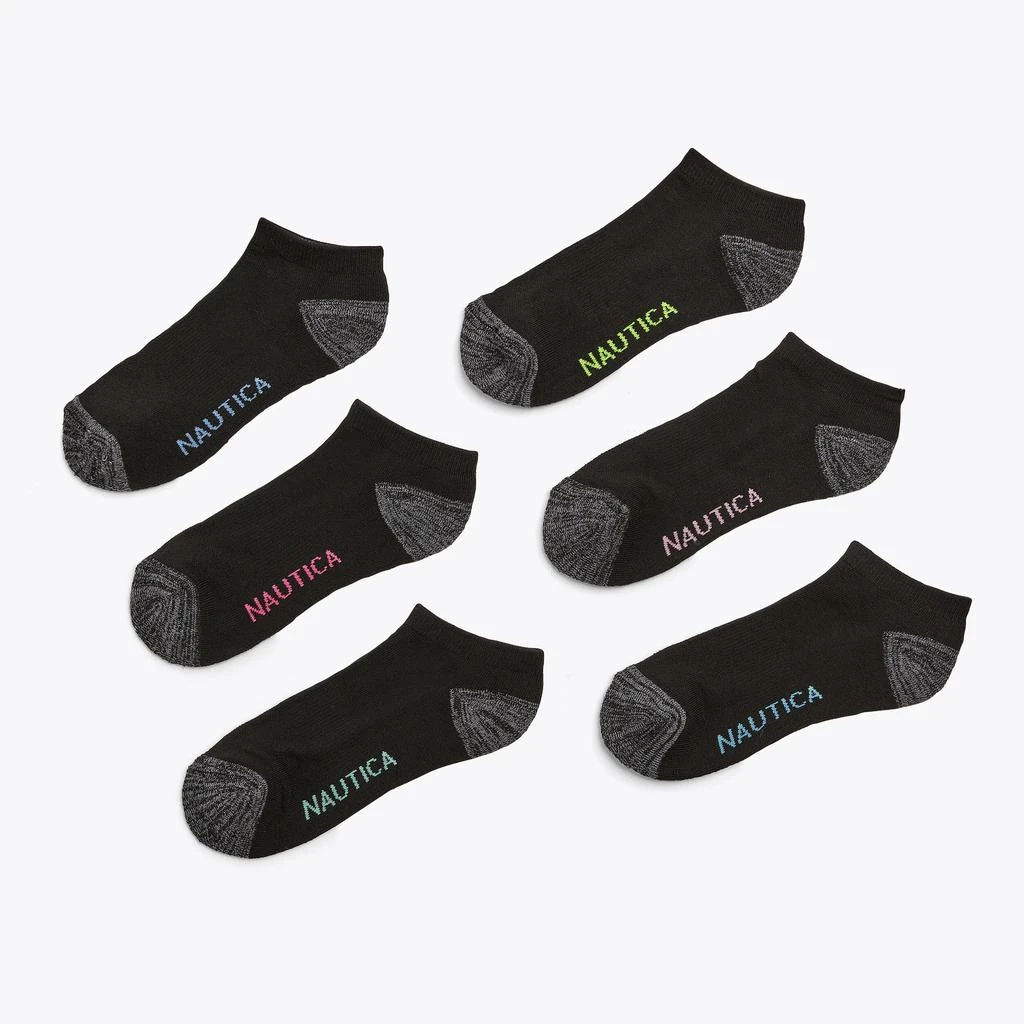 Nautica Womens Athletic Low Cut Socks, 6-Pack 1