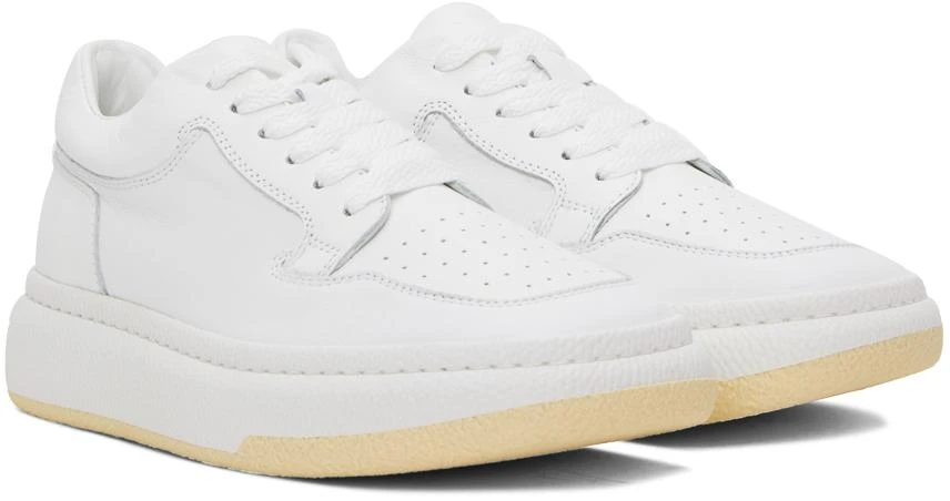 MM6 White Platform Sneakers 4