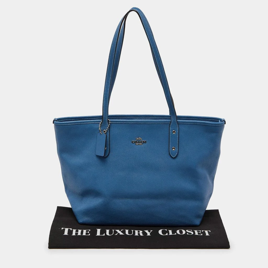 Coach Coach Blue Leather City Zip Tote 9