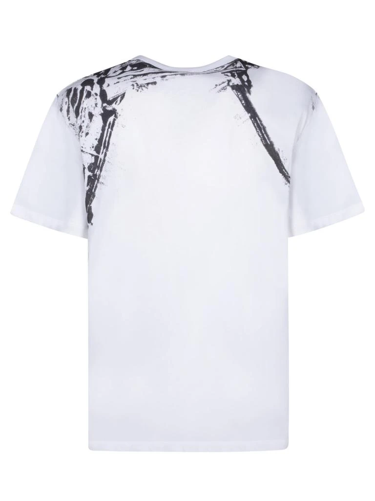 Alexander McQueen Fold Harbess White T-shirt 2