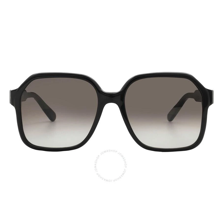 Salvatore Ferragamo Salvatore Ferragamo Grey Gradient Square Ladies Sunglasses SF1069S 001 56 1