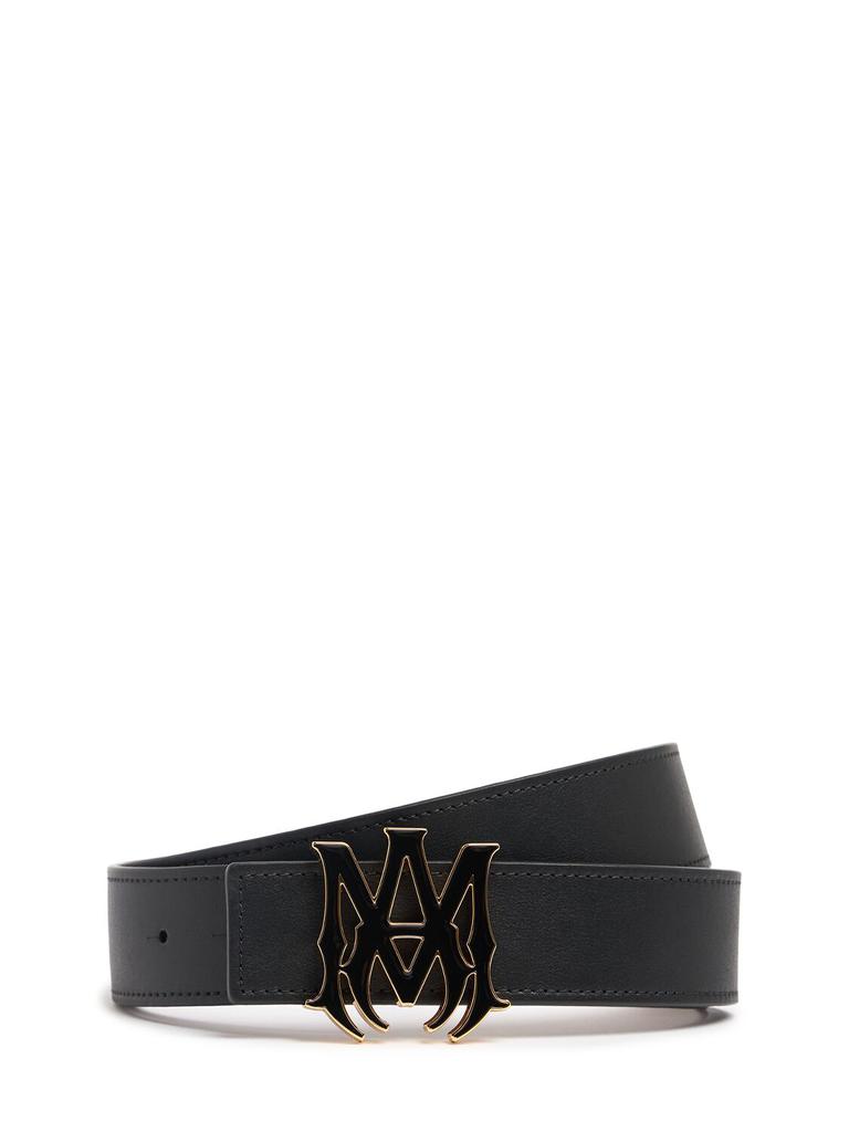 Shop Black MA Quad 4CM Enamel Belt on Sale at BeyondStyle – Get 10