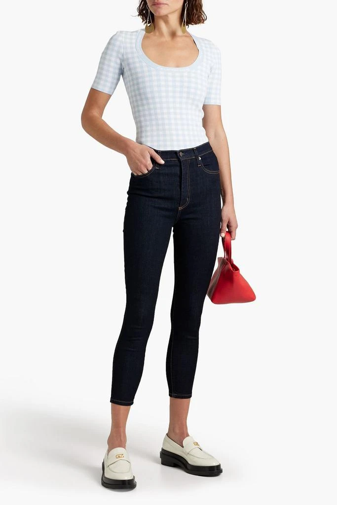 Nobody Denim Siren cropped high-rise skinny jeans 2