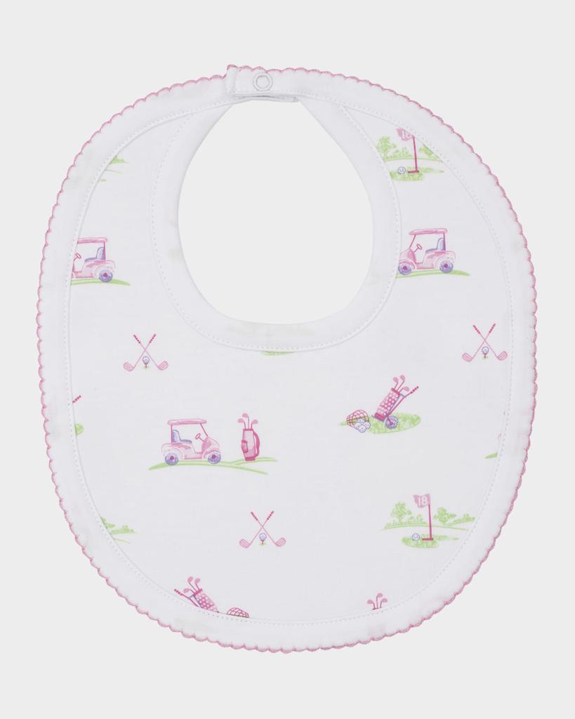 Kissy Kissy Girl's Fairway Foursome Blanket and Bib Set