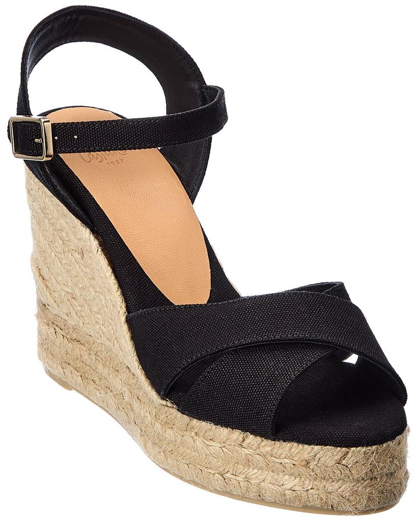 Castañer Castañer Blaudell Canvas Wedge Sandal