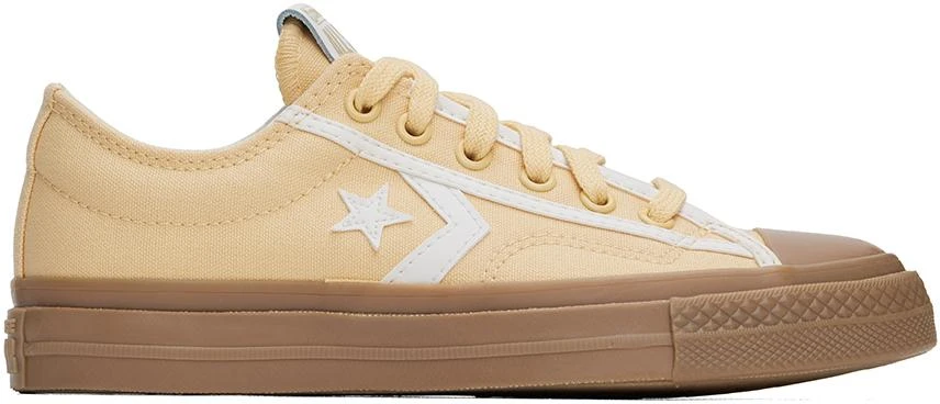 Converse Yellow Star Player 76 Tonal Low Top Sneakers 1