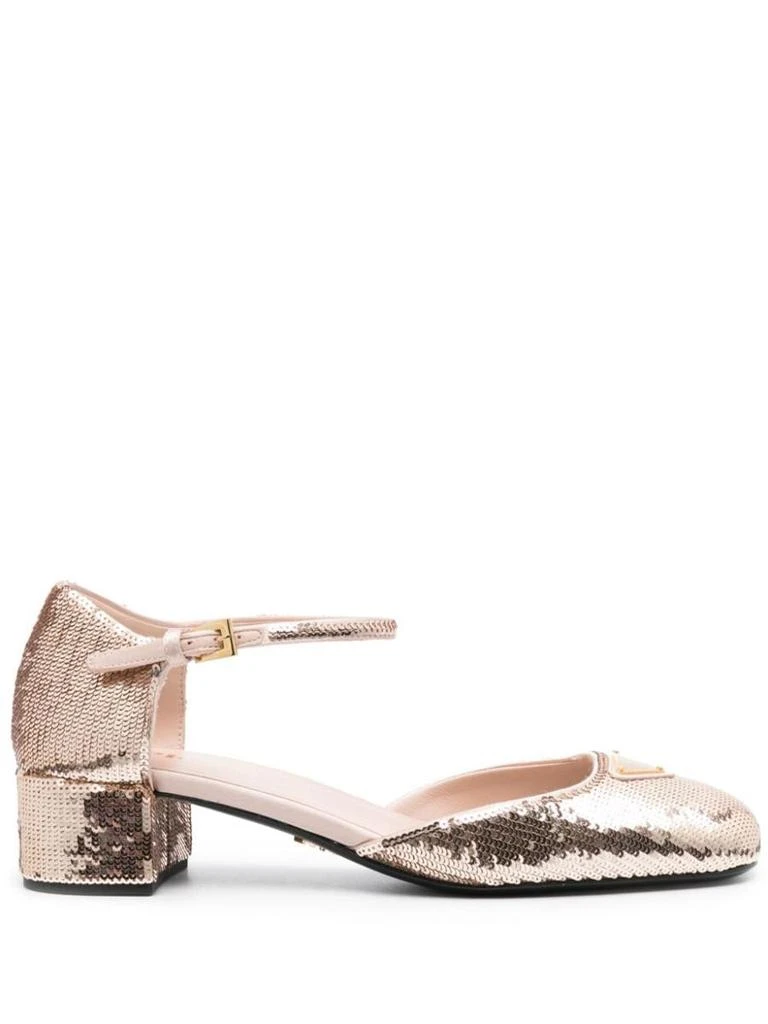 Prada Prada 35Mm Sequined Pumps 1
