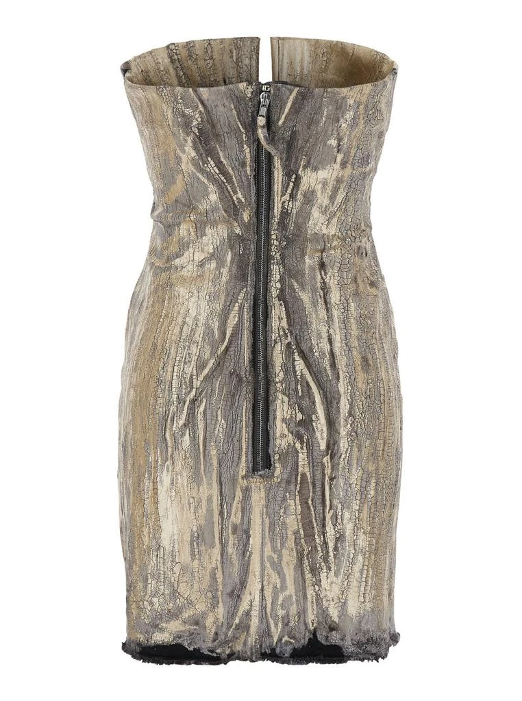 Rick Owens Rick Owens Metallic Distressed Dress 2
