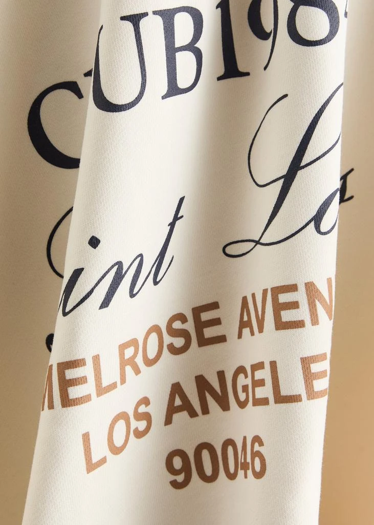 CLUB 1984 Melrose hooded cotton sweatshirt 5