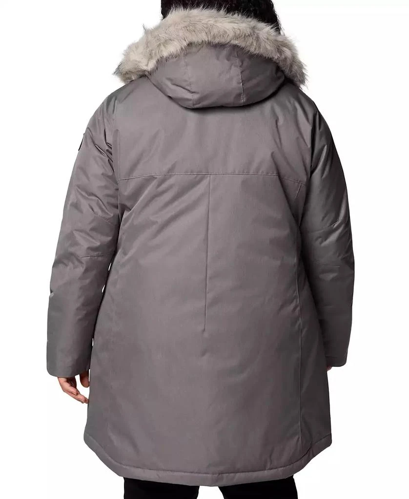 Columbia Plus Size Suttle Mountain™ Hooded Faux-Fur-Trim Long Insulated Coat 9