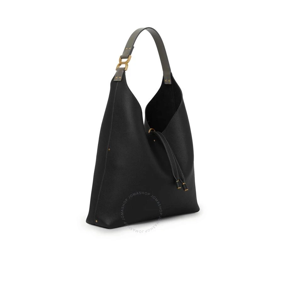 Chloé Marcie Hobo Bag In Grained Leather - Black 2