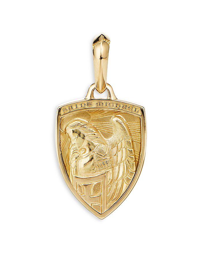 David Yurman St. Michael Amulet in 18K Yellow Gold