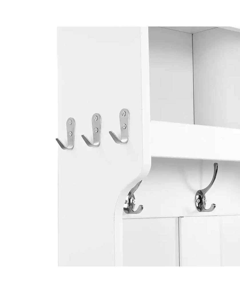 Streamdale Furniture On-Trend Hall Tree with Bench, Coat Rack 
Shoe Storage 8