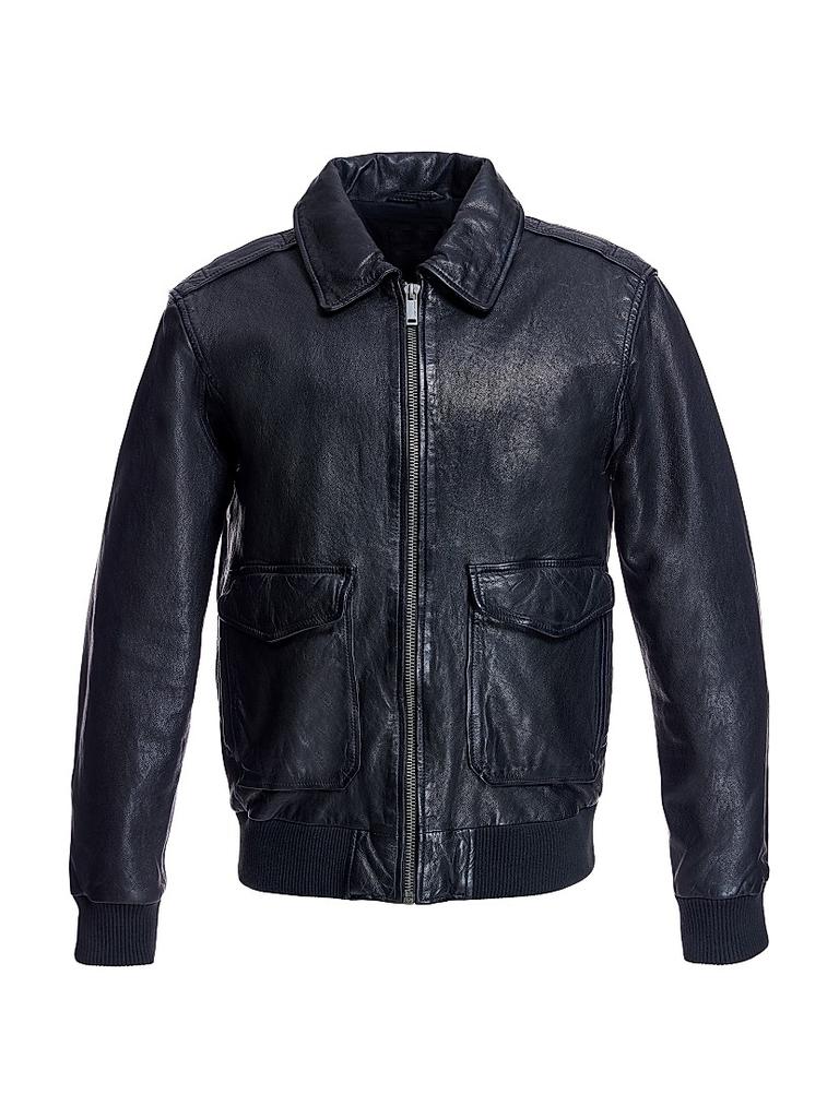 Shop Men's Leather Bomber Jacket on Sale at BeyondStyle – Get 32