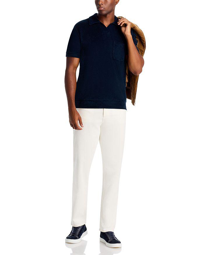 A.P.C. Augustino Regular Fit Terry Polo Shirt