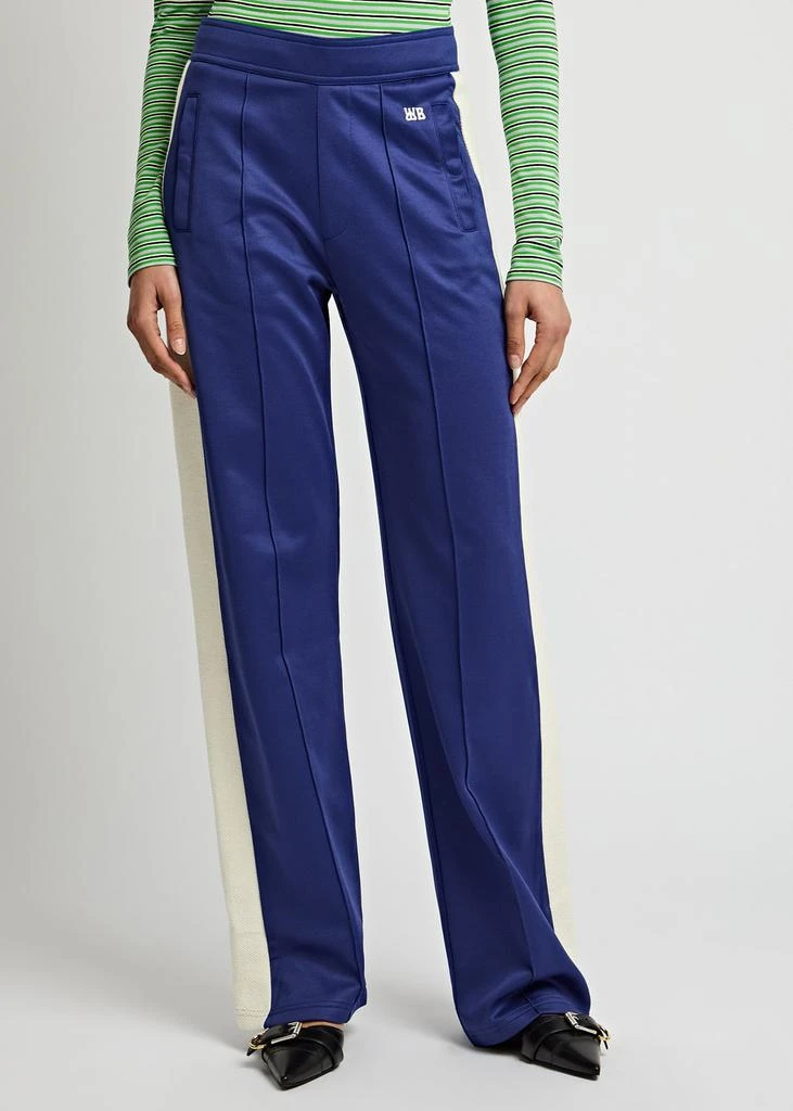WALES BONNER Mantra panelled jersey track pants 2